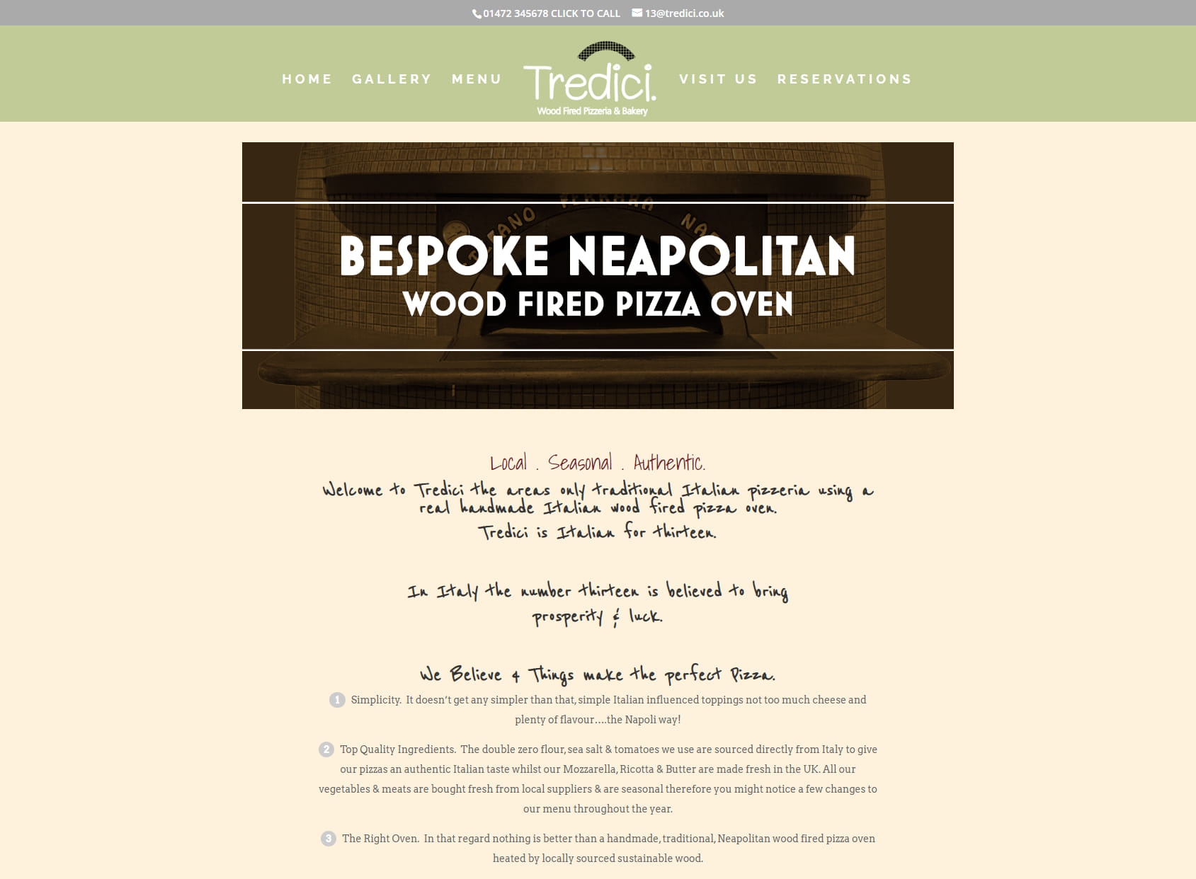 Tredici Wood Fired Pizzeria