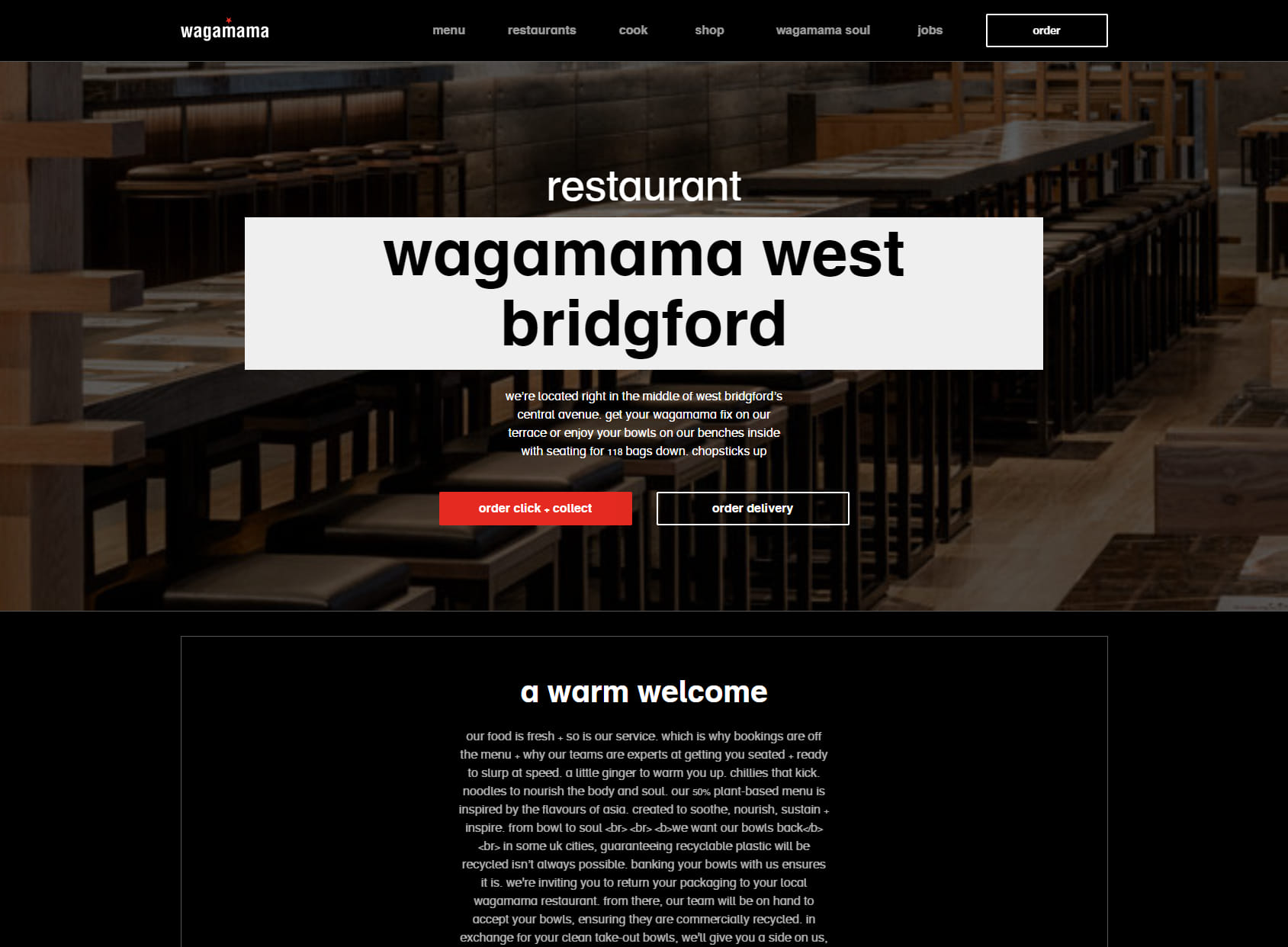 wagamama west bridgford